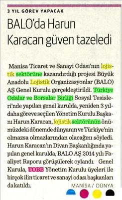 Balo'da Harun Karacan Güven Tazeledi